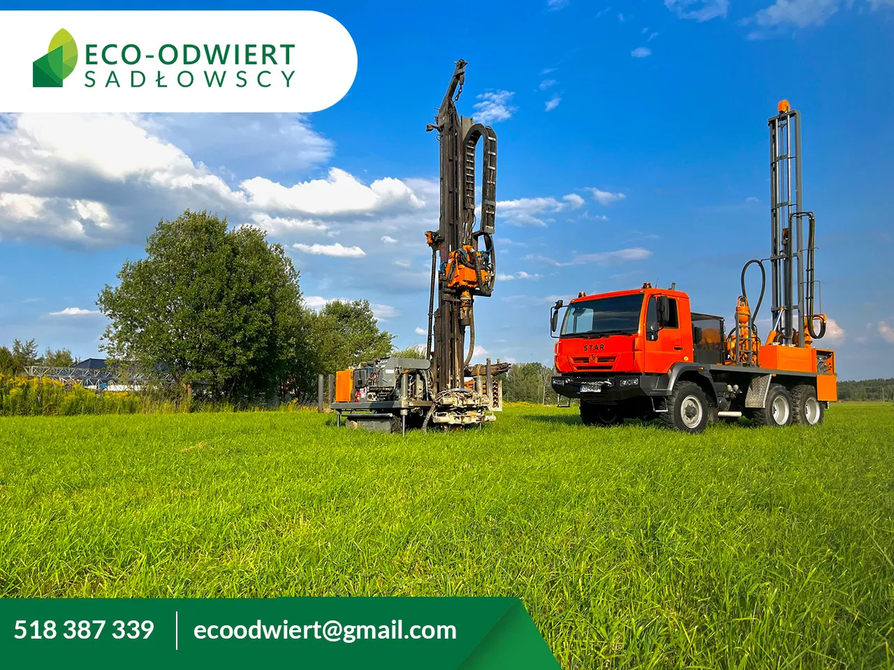 Realizacja odwiertu pod pomp� ciep�a - ECO-ODWIERT Sad�owscy
